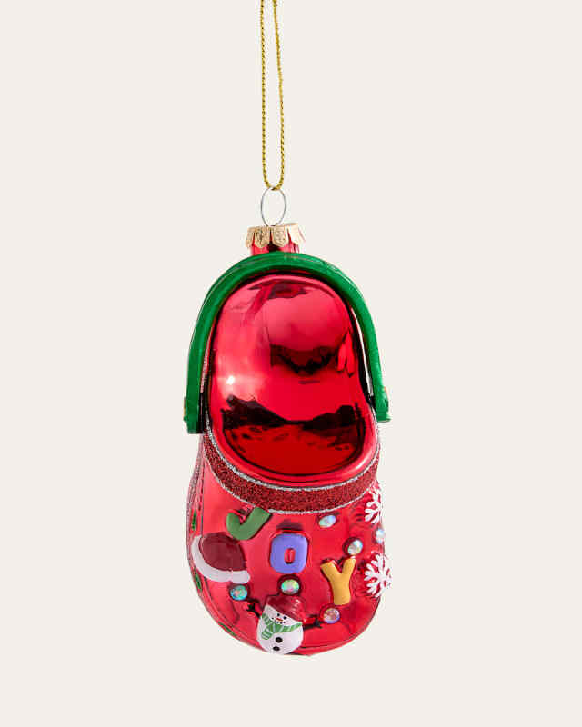 Festive Clog Christmas Ornament